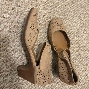 Easy spirit brown block heels